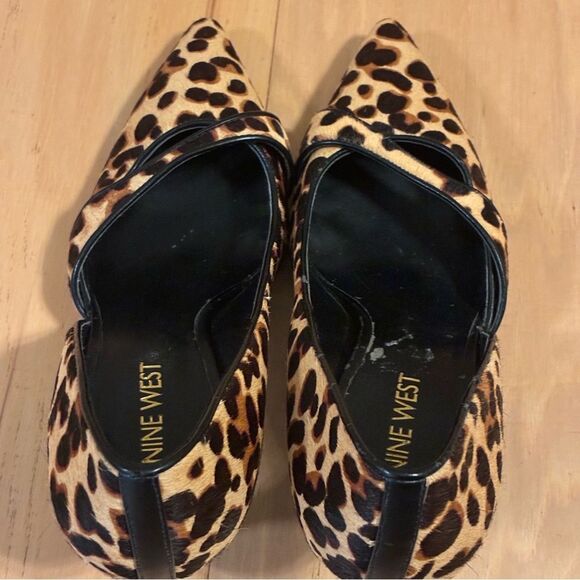 Nine West Leopard Print D'Orsay Pump Women's Size 6M - Picture 8 of 14